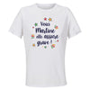 Maillot de Sport Femme Martine Elle Assure - T-Shirt Respirant Polyester Manches Courtes - Cadeau Sportive Anniversaire Noël Fête des Mères