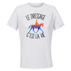Maillot de Sport Femme Dressage C'est La Vie - T-Shirt Respirant Polyester Manches Courtes - Cadeau Sportive Anniversaire Noël Fête des Mères