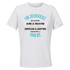 Maillot de Sport Femme Une Decoratrice Formidable Blanc - T-Shirt Respirant Polyester Manches Courtes - Cadeau Sportive Anniversaire Noël Fête des Mères