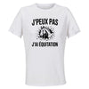 Maillot de Sport Femme Equitation J'peux Pas - T-Shirt Respirant Polyester Manches Courtes - Cadeau Sportive Anniversaire Noël Fête des Mères