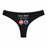 Culotte Tanga Personnalisé Femme Voyages - sous-Vêtement Coton Idée Cadeau Humour Saint Valentin Anniversaire