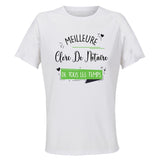 Maillot de Sport Femme pour Clerc De Notaire Meilleure de Tous Les Temps Femme-2 - T-Shirt Respirant Polyester Manches Courtes - Cadeau Sportive Anniversaire Noël Fête des Mères