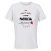 Maillot de Sport Femme Patricia Damour - T-Shirt Respirant Polyester Manches Courtes - Cadeau Sportive Anniversaire Noël Fête des Mères