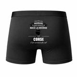 Caleçon Maman Corse - Humour Boxer Coton Idée Cadeau Fête des Pères