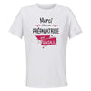 Maillot de Sport Femme pour Merci Preparatrice Geniale - T-Shirt Respirant Polyester Manches Courtes - Cadeau Sportive Anniversaire Noël Fête des Mères