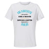 Maillot de Sport Femme Une Marcheuse Formidable Blanc - T-Shirt Respirant Polyester Manches Courtes - Cadeau Sportive Anniversaire Noël Fête des Mères