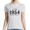 Cuvée 1954 Grand cru d'exception | T-Shirt Anniversaire Femme année de Naissance