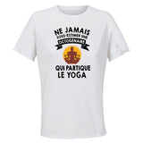 Maillot de Sport Femme Yoga Copy Octogenaire - T-Shirt Respirant Polyester Manches Courtes - Cadeau Sportive Anniversaire Noël Fête des Mères