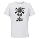 Maillot de Sport Femme Tennis Trentenaire - T-Shirt Respirant Polyester Manches Courtes - Cadeau Sportive Anniversaire Noël Fête des Mères