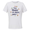 Maillot de Sport Femme Michele Elle Assure - T-Shirt Respirant Polyester Manches Courtes - Cadeau Sportive Anniversaire Noël Fête des Mères
