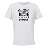 Maillot de Sport Femme Tai Chi Sexagenaire - T-Shirt Respirant Polyester Manches Courtes - Cadeau Sportive Anniversaire Noël Fête des Mères
