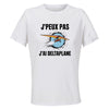 Maillot de Sport Femme Deltaplane J'peux Pas - T-Shirt Respirant Polyester Manches Courtes - Cadeau Sportive Anniversaire Noël Fête des Mères
