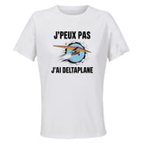 Maillot de Sport Femme Deltaplane J'peux Pas - T-Shirt Respirant Polyester Manches Courtes - Cadeau Sportive Anniversaire Noël Fête des Mères