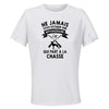 Maillot de Sport Femme Chasse Septuagenaire - T-Shirt Respirant Polyester Manches Courtes - Cadeau Sportive Anniversaire Noël Fête des Mères