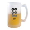 Verre à Bière Eden Lettre | Chope de Bière Pinte | Idée Cadeau Prénom Anniversaire Papa Collègue Départ Retraite Noël