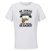 Maillot de Sport Femme Basket Copy Octogenaire - T-Shirt Respirant Polyester Manches Courtes - Cadeau Sportive Anniversaire Noël Fête des Mères