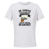 Maillot de Sport Femme Basket Copy Octogenaire - T-Shirt Respirant Polyester Manches Courtes - Cadeau Sportive Anniversaire Noël Fête des Mères
