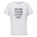 Maillot de Sport Femme Faute D Amour - T-Shirt Respirant Polyester Manches Courtes - Cadeau Sportive Anniversaire Noël Fête des Mères