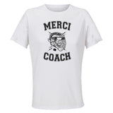 Maillot de Sport Femme pour Merci Hockey Coach - T-Shirt Respirant Polyester Manches Courtes - Cadeau Sportive Anniversaire Noël Fête des Mères