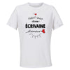 Maillot de Sport Femme pour Ecrivaine Damour - T-Shirt Respirant Polyester Manches Courtes - Cadeau Sportive Anniversaire Noël Fête des Mères