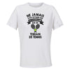 Maillot de Sport Femme Tennis Copy Octogenaire - T-Shirt Respirant Polyester Manches Courtes - Cadeau Sportive Anniversaire Noël Fête des Mères