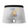 Caleçon Console - Humour Boxer Gris Idée Cadeau Passion