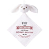 Doudou Bébé Lapin Eleonore Créature Parfaite Gaze de Coton Cadeau Baby Shower