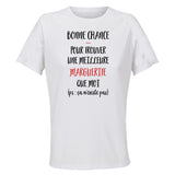 Maillot de Sport Femme Marguerite Ca n'existe Pas - T-Shirt Respirant Polyester Manches Courtes - Cadeau Sportive Anniversaire Noël Fête des Mères