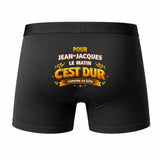 Caleçon pour Jean-Jacques C'est Dur - Humour Boxer Coton Idée Cadeau Anniversaire