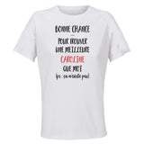 Maillot de Sport Femme pour Caroline Ca n'existe Pas - T-Shirt Respirant Polyester Manches Courtes - Cadeau Sportive Anniversaire Noël Fête des Mères