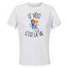 Maillot de Sport Femme Velo C'est La Vie - T-Shirt Respirant Polyester Manches Courtes - Cadeau Sportive Anniversaire Noël Fête des Mères
