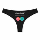 Culotte Tanga Personnalisé Femme Trompette - sous-Vêtement Coton Idée Cadeau Humour Saint Valentin Anniversaire