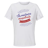 Maillot de Sport Femme Magistrate 2 Meilleure du Monde - T-Shirt Respirant Polyester Manches Courtes - Cadeau Sportive Anniversaire Noël Fête des Mères