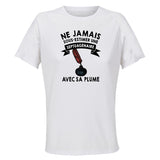 Maillot de Sport Femme Plume Ecrivain Copie 5 Septuagenaire - T-Shirt Respirant Polyester Manches Courtes - Cadeau Sportive Anniversaire Noël Fête des Mères