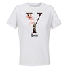 Maillot de Sport Femme Yvette Lettre - T-Shirt Respirant Polyester Manches Courtes - Cadeau Sportive Anniversaire Noël Fête des Mères
