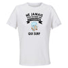 Maillot de Sport Femme Surf Copy Octogenaire - T-Shirt Respirant Polyester Manches Courtes - Cadeau Sportive Anniversaire Noël Fête des Mères