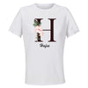 Maillot de Sport Femme Hafsa Lettre - T-Shirt Respirant Polyester Manches Courtes - Cadeau Sportive Anniversaire Noël Fête des Mères