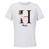 Maillot de Sport Femme Hafsa Lettre - T-Shirt Respirant Polyester Manches Courtes - Cadeau Sportive Anniversaire Noël Fête des Mères