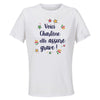 Maillot de Sport Femme pour Charlene Elle Assure - T-Shirt Respirant Polyester Manches Courtes - Cadeau Sportive Anniversaire Noël Fête des Mères