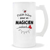 Verre à bière Magicien adoré | Chope de Bière Pinte Idée Cadeau Humour Collègue famille Homme Anniversaire Noël