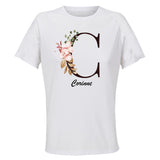 Maillot de Sport Femme pour Corinne Lettre - T-Shirt Respirant Polyester Manches Courtes - Cadeau Sportive Anniversaire Noël Fête des Mères