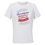 Maillot de Sport Femme Decoratrice D Interieur Meilleure du Monde - T-Shirt Respirant Polyester Manches Courtes - Cadeau Sportive Anniversaire Noël Fête des Mères
