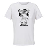 Maillot de Sport Femme Cheval Sexagenaire - T-Shirt Respirant Polyester Manches Courtes - Cadeau Sportive Anniversaire Noël Fête des Mères