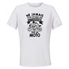 Maillot de Sport Femme Moto Octogenaire - T-Shirt Respirant Polyester Manches Courtes - Cadeau Sportive Anniversaire Noël Fête des Mères