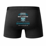 Caleçon Maman Informaticienne - Humour Boxer Coton Idée Cadeau Fête des Pères