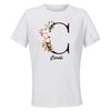 Maillot de Sport Femme pour Carole Lettre - T-Shirt Respirant Polyester Manches Courtes - Cadeau Sportive Anniversaire Noël Fête des Mères