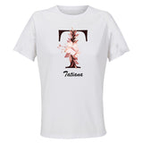 Maillot de Sport Femme Tatiana Lettre - T-Shirt Respirant Polyester Manches Courtes - Cadeau Sportive Anniversaire Noël Fête des Mères