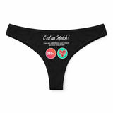Culotte Tanga Personnalisé Femme Laerobique - sous-Vêtement Coton Idée Cadeau Humour Saint Valentin Anniversaire