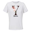 Maillot de Sport Femme Yasmine Lettre - T-Shirt Respirant Polyester Manches Courtes - Cadeau Sportive Anniversaire Noël Fête des Mères