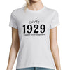 Cuvée 1929 Grand cru d'exception | T-Shirt Anniversaire Femme année de Naissance